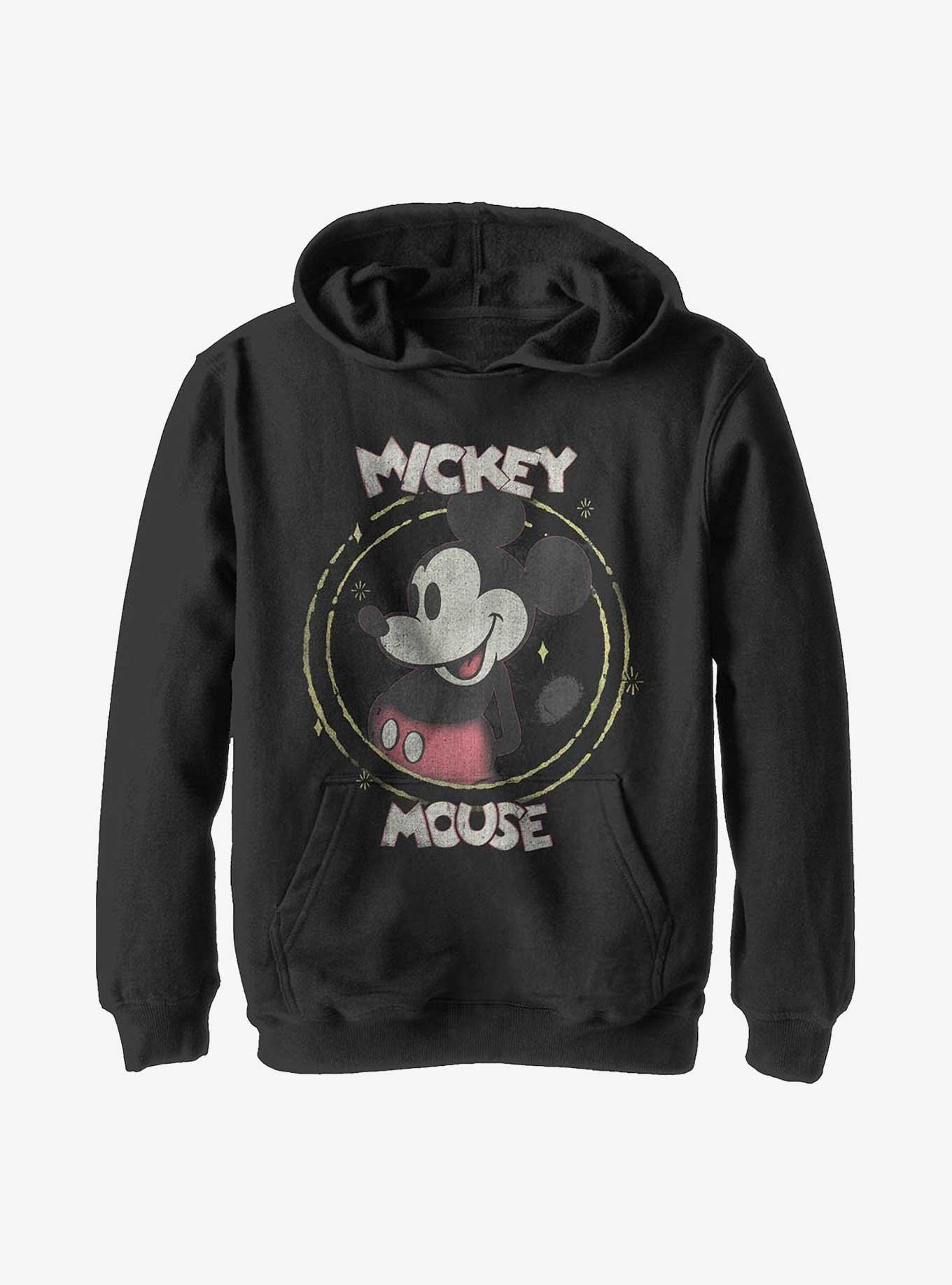 Disney Mickey Mouse Vintage Mouse Hoodie, BLACK, hi-res