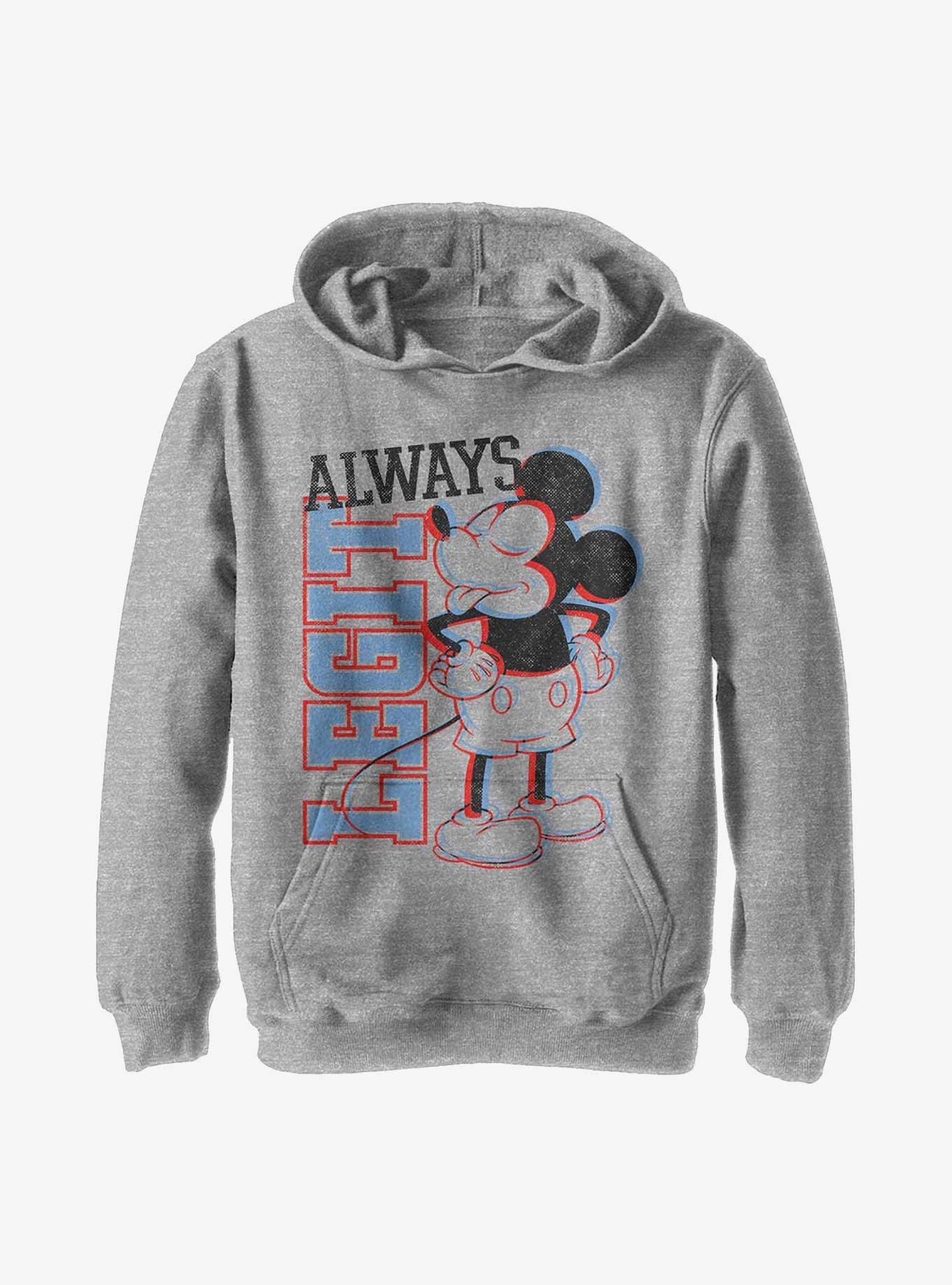 Disney Mickey Mouse Legit Youth Hoodie, ATH HTR, hi-res