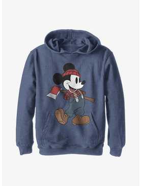 Disney Mickey Mouse Lumberjack Mickey Youth Hoodie, , hi-res