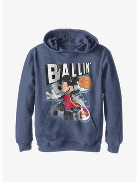 Disney Mickey Mouse Ballin' Youth Hoodie, , hi-res