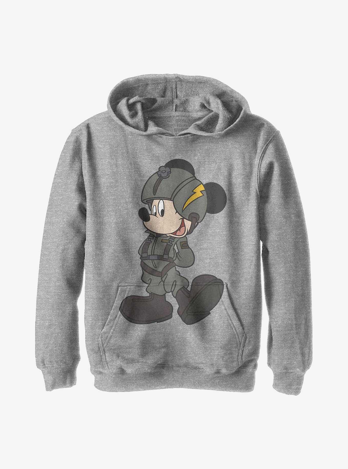 Disney Mickey Mouse Jet Pilot Youth Hoodie, ATH HTR, hi-res