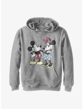 Disney Mickey Mouse & Minnie Retro Youth Hoodie, , hi-res