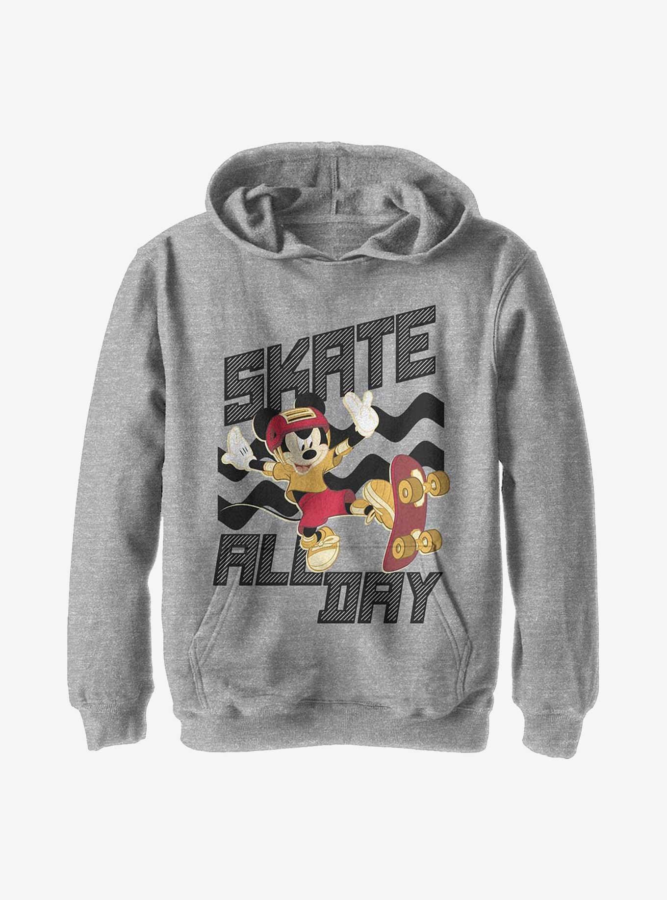 Disney Mickey Mouse Skate All Day Youth Hoodie, , hi-res