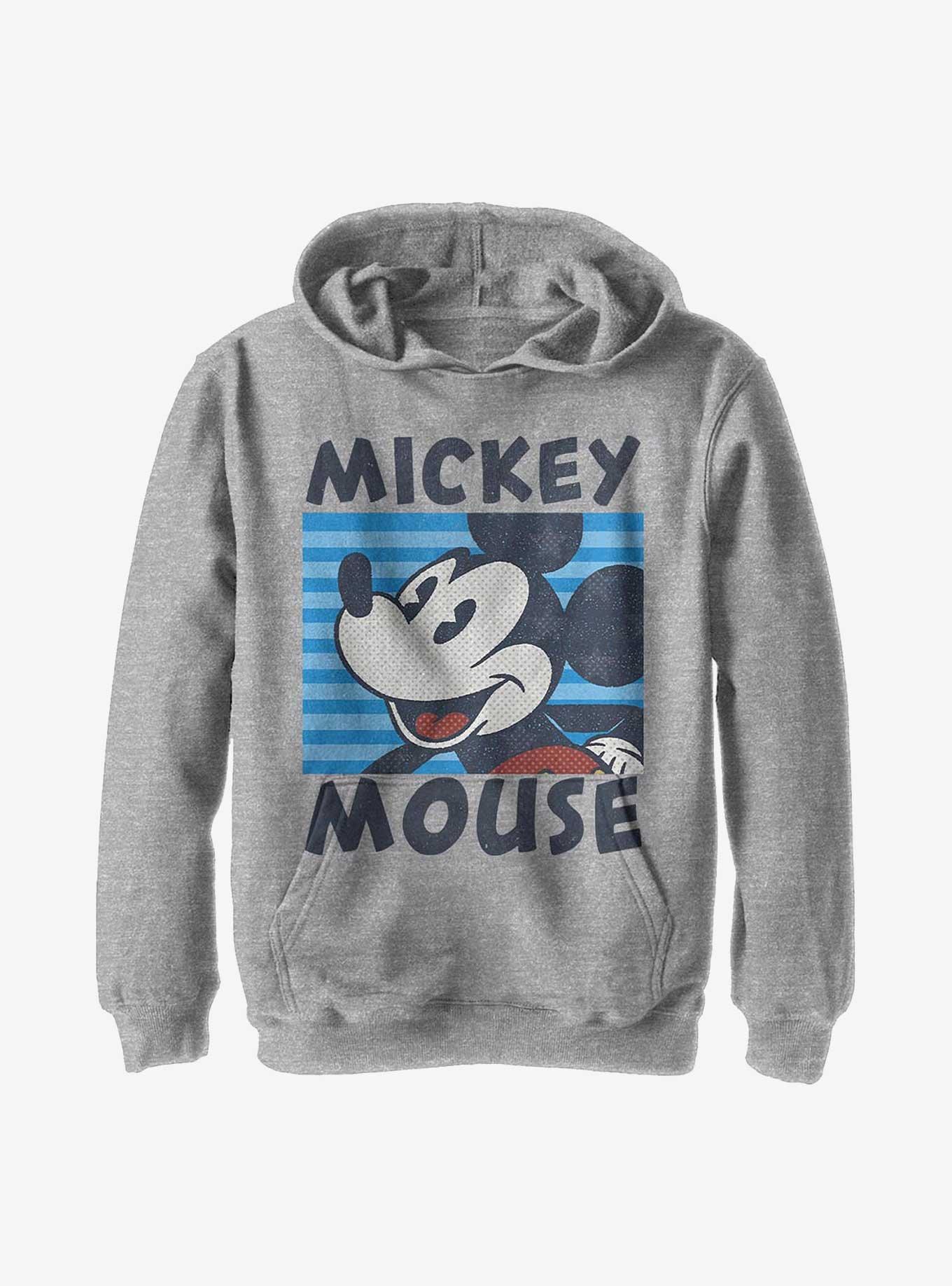 Disney Mickey Mouse Stripes Youth Hoodie, , hi-res