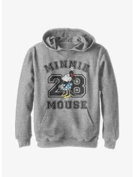 Disney Minnie Mouse Collegiate Youth Hoodie, , hi-res
