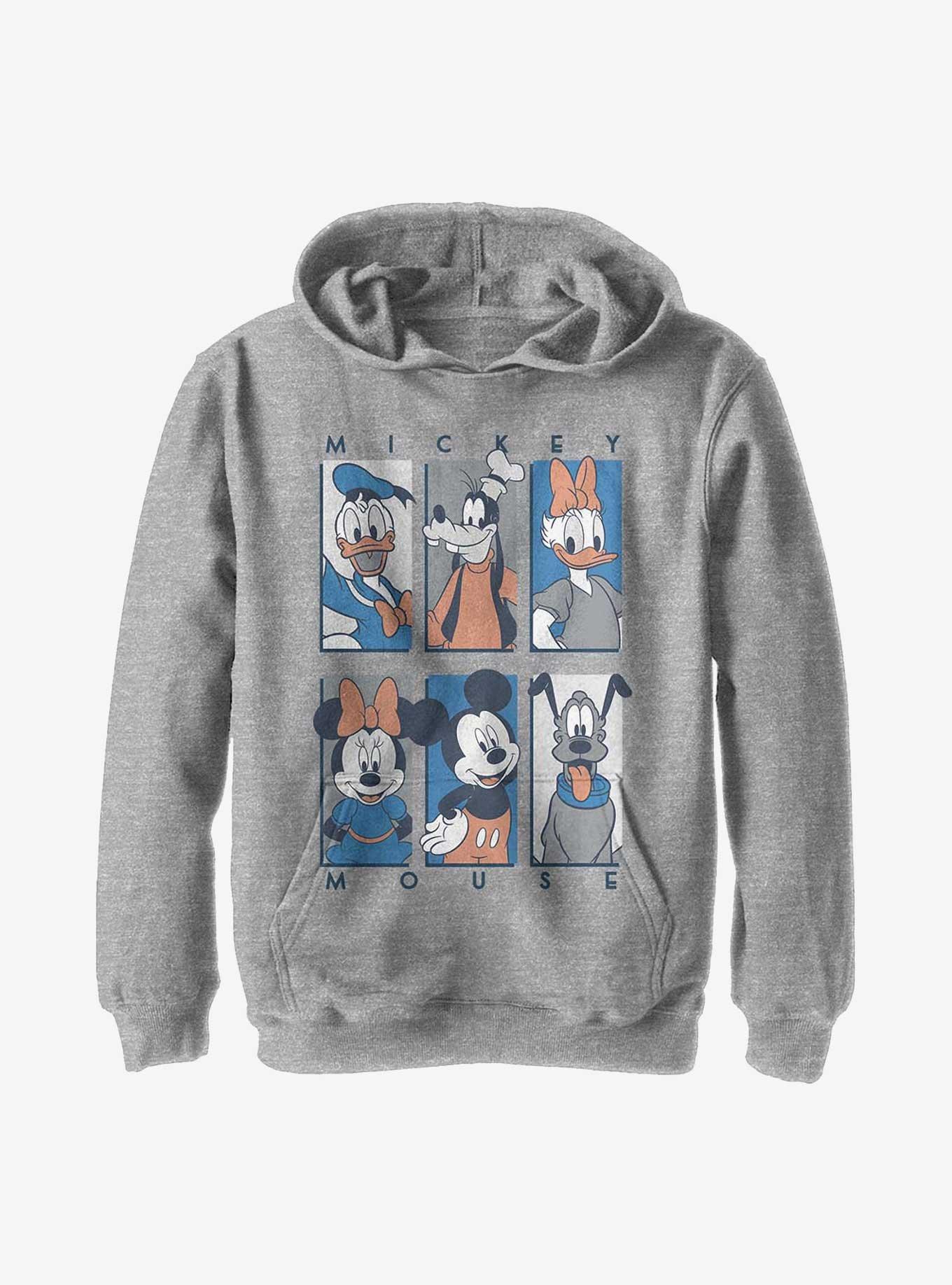 Disney Mickey Mouse And Friends Squares Youth Hoodie, , hi-res