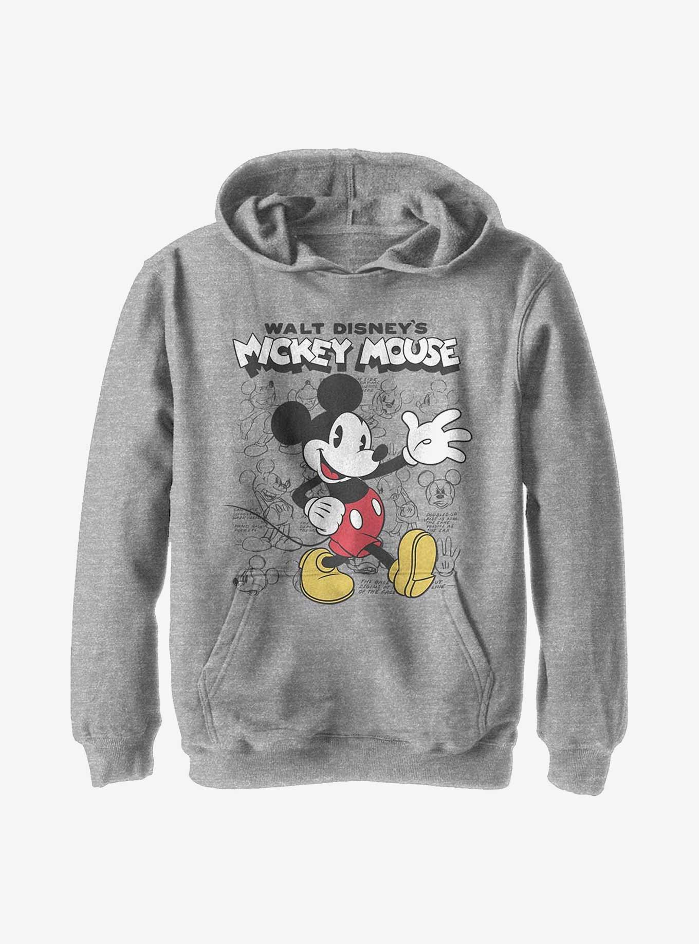 Disney Mickey Mouse Sketchbook Youth Hoodie, , hi-res