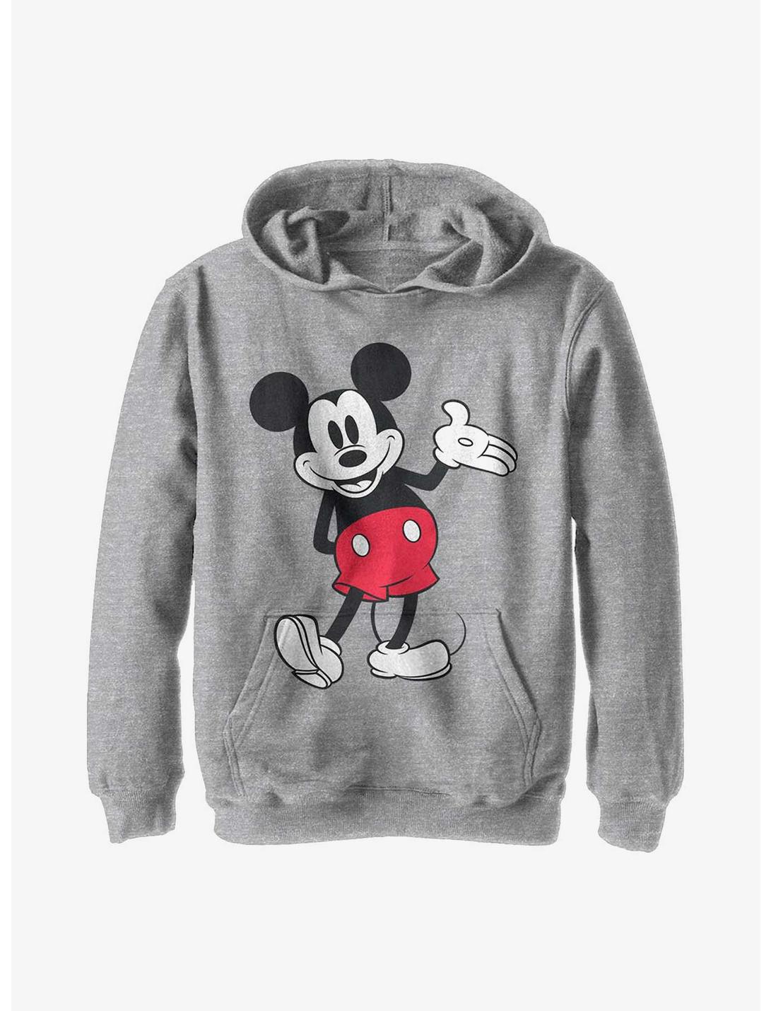 Disney Mickey Mouse World Famous Mouse Youth Hoodie, ATH HTR, hi-res