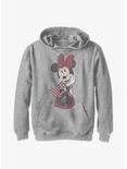 Disney Minnie Mouse Vintage Youth Hoodie, ATH HTR, hi-res