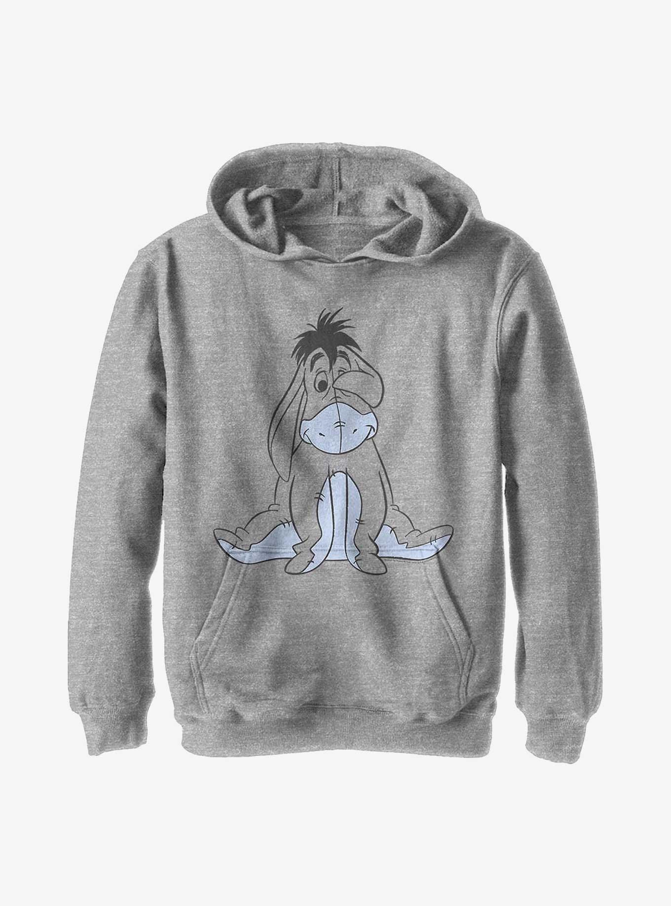 Disney Winnie The Pooh Basic Sketch Eeyore Youth Hoodie, , hi-res