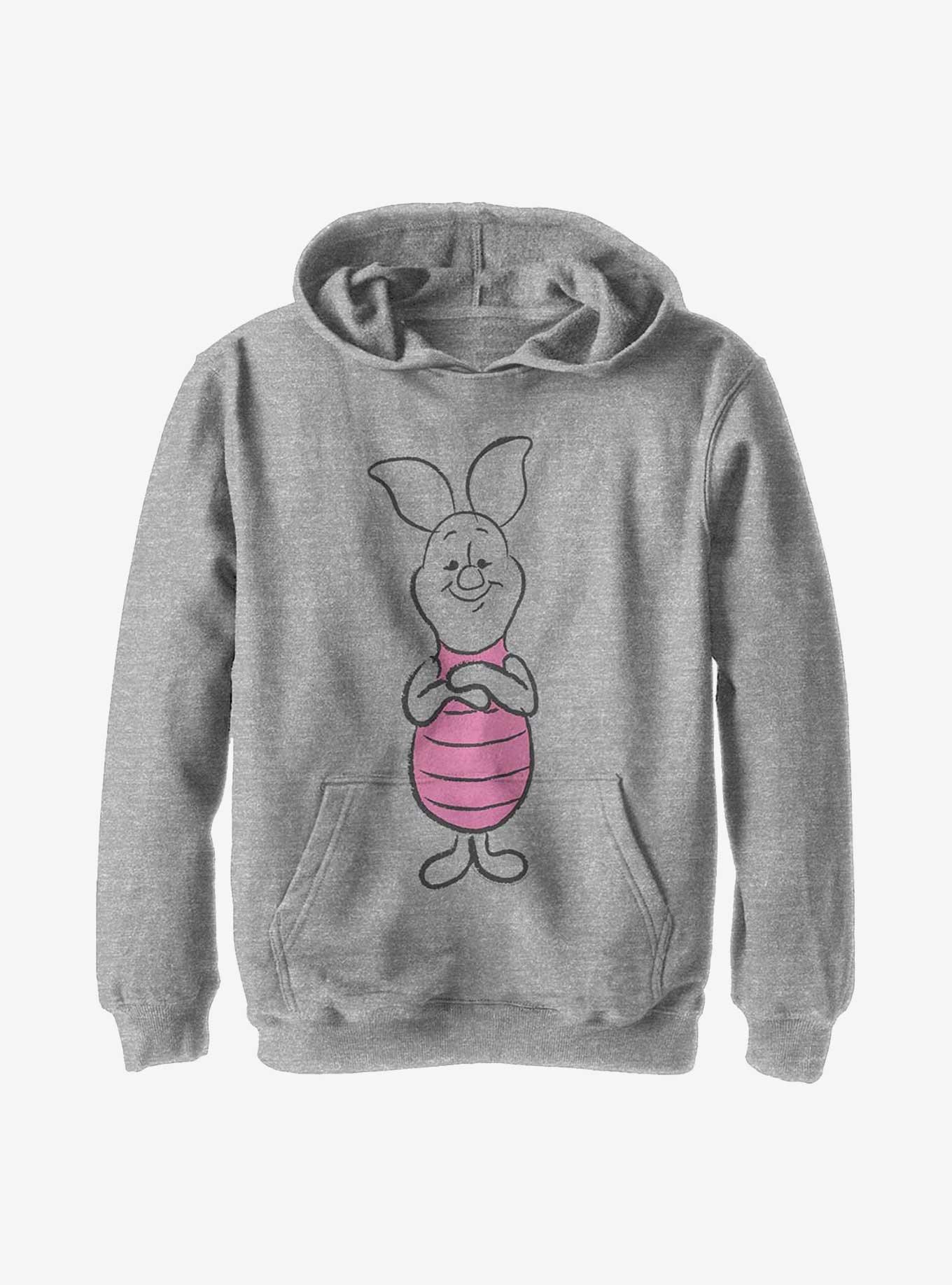 Disney Winnie The Pooh Basic Sketch Piglet Youth Hoodie, , hi-res