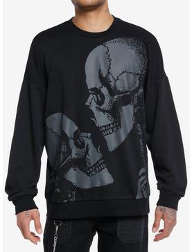 Social Collision Grey Skeletons Jumbo Sweatshirt, , hi-res
