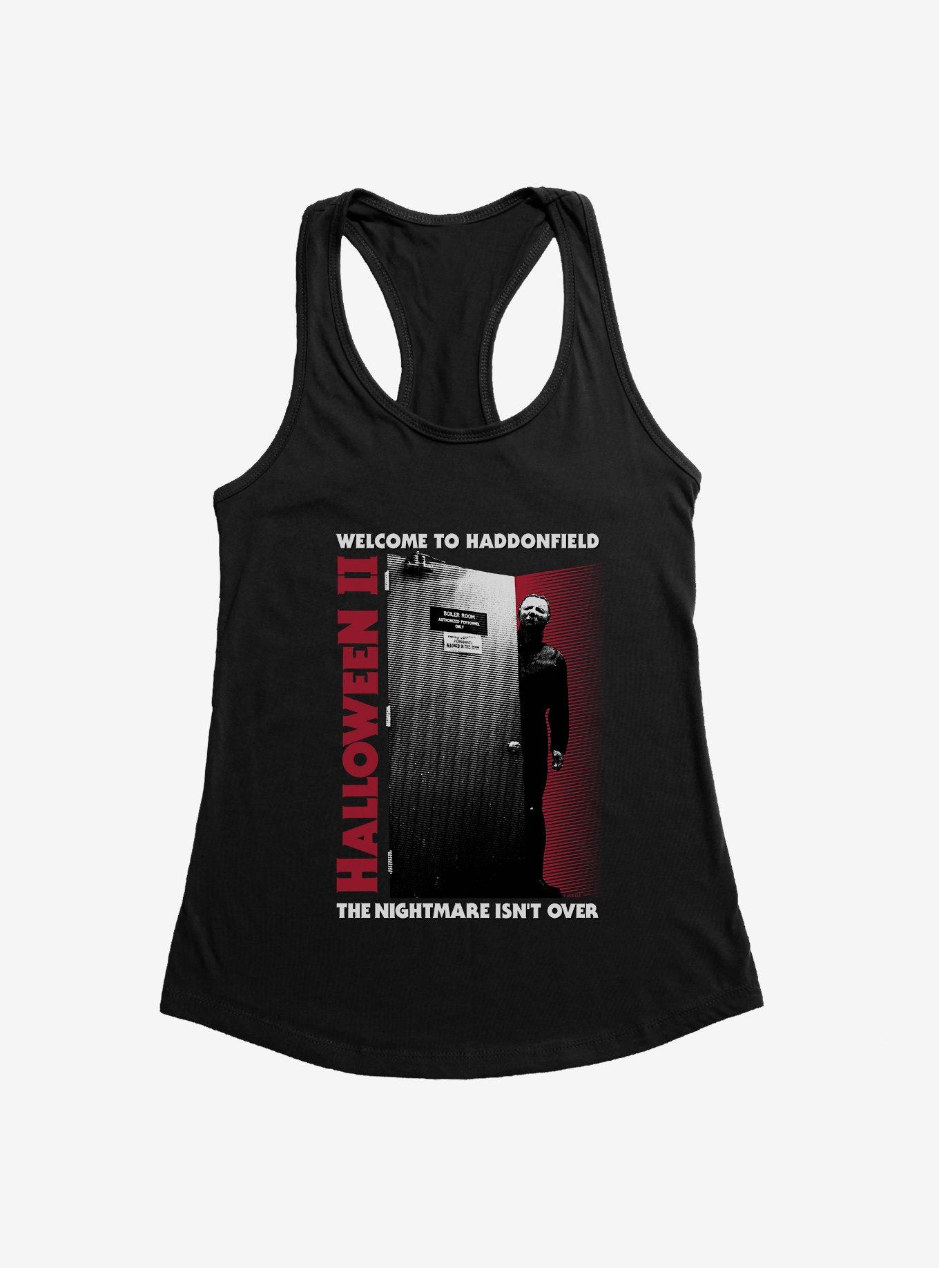 Halloween II Welcome To Haddonfield Girls Tank, BLACK, hi-res