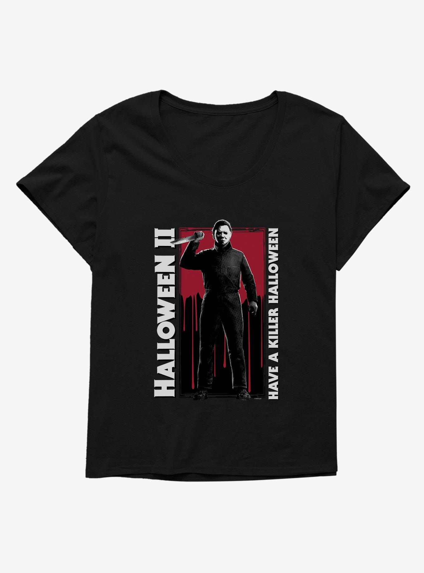Halloween II Killer Halloween Girls T-Shirt Plus Size, BLACK, hi-res
