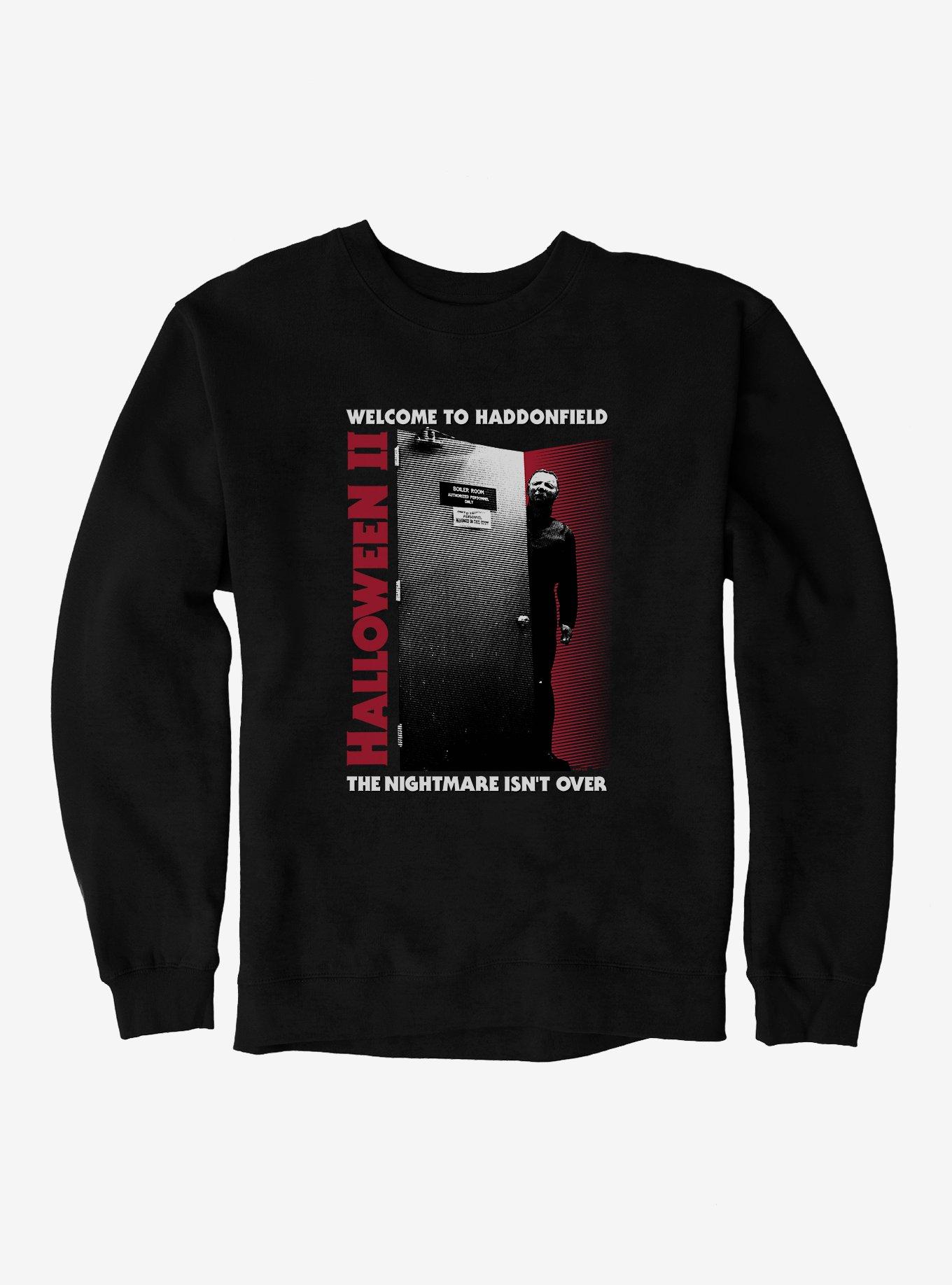 Halloween II Welcome To Haddonfield Sweatshirt, BLACK, hi-res