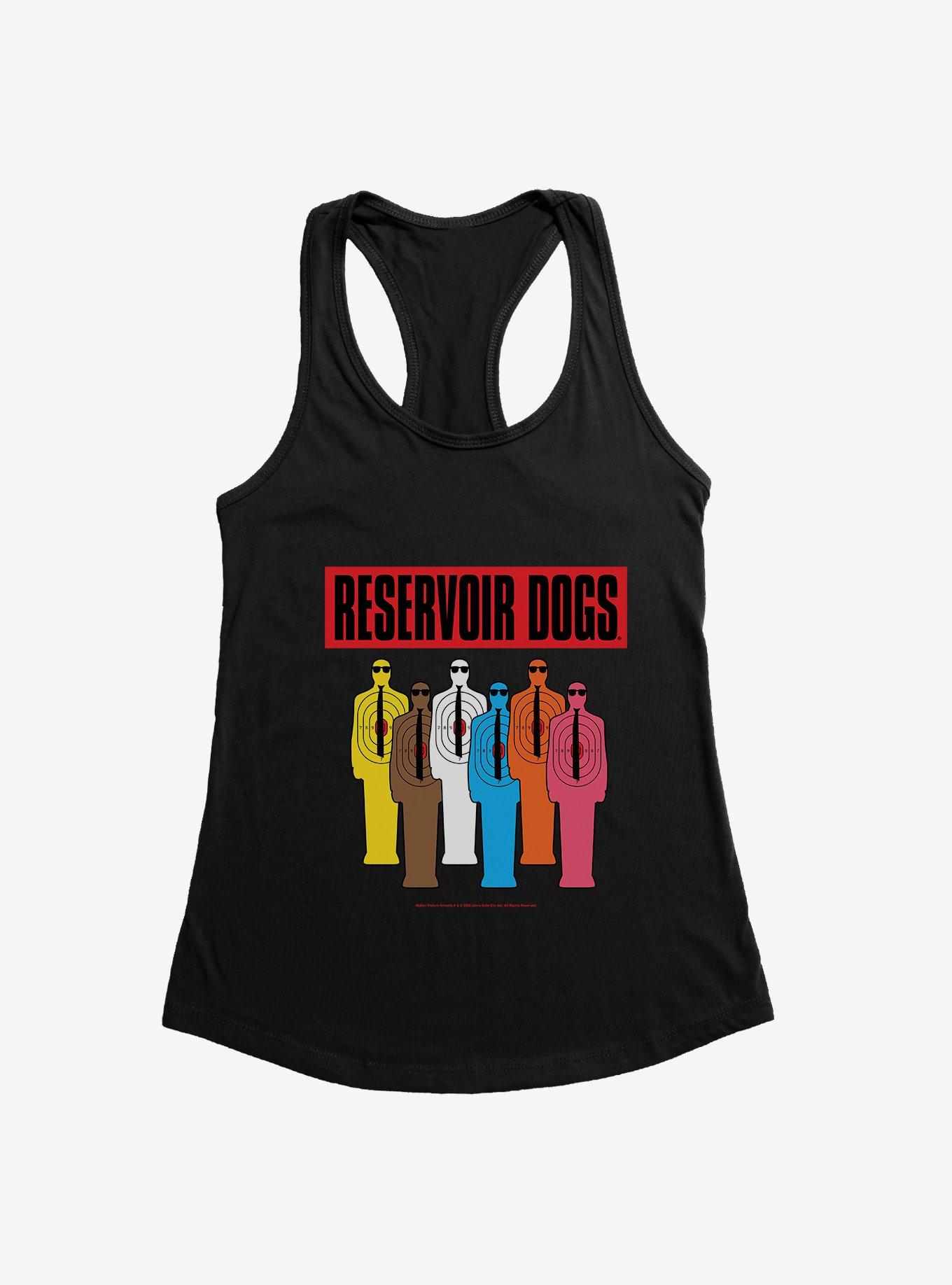 Reservoir Dogs Target Practice Girls Tank, BLACK, hi-res