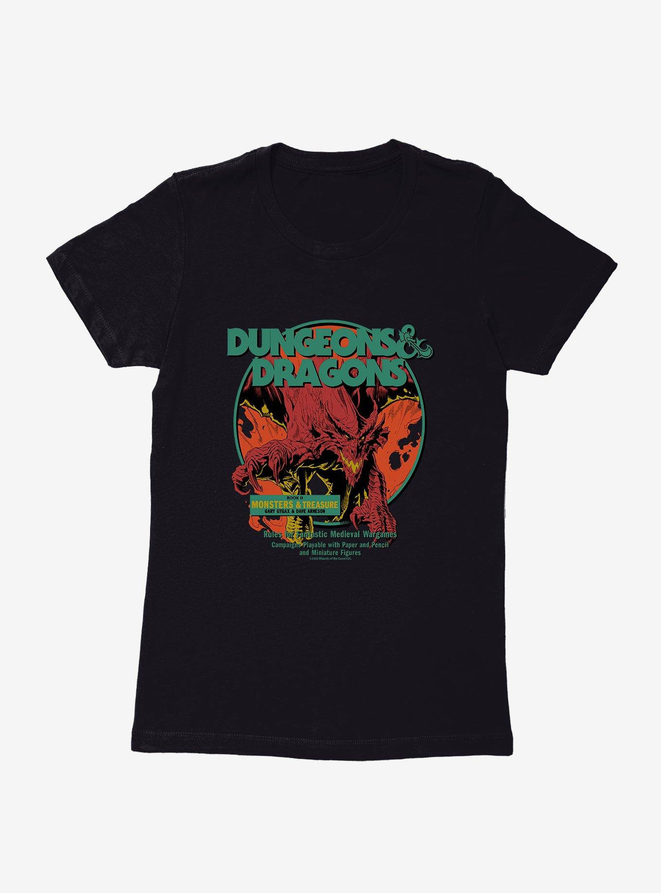 Dungeons & Dragons Book II Monsters & Treasure Womens T-Shirt
