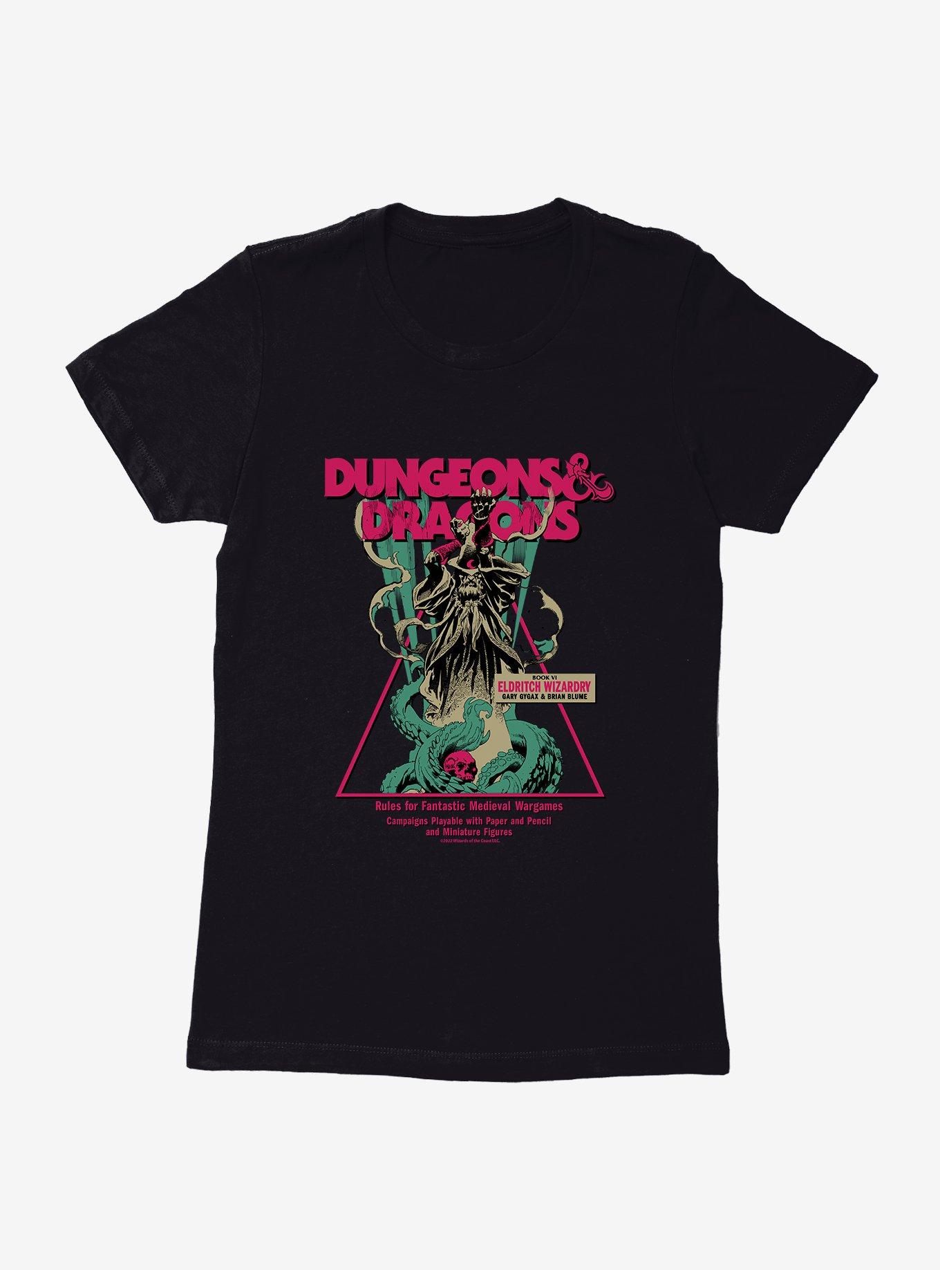 Dungeons & Dragons Book VI Eldritch Wizardry Womens T-Shirt, BLACK, hi-res