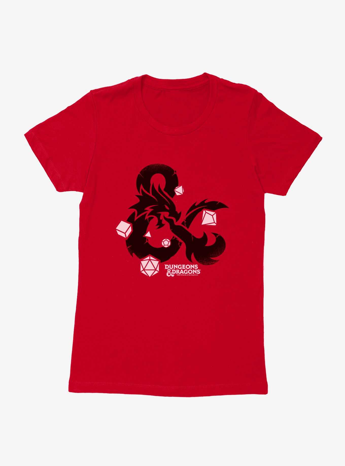 Dungeons & Dragons Dice Set Ampersand Womens T-Shirt, , hi-res