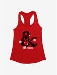 Dungeons & Dragons Dice Set Ampersand Womens Tank Top, RED, hi-res