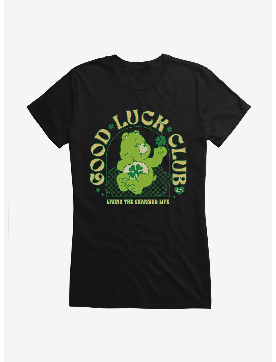 Care Bears Good Luck Club Girls T-Shirt, BLACK, hi-res