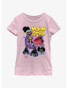 Marvel Moon Girl And Devil Dinosaur Rollerskate Youth Girls T-Shirt, , hi-res