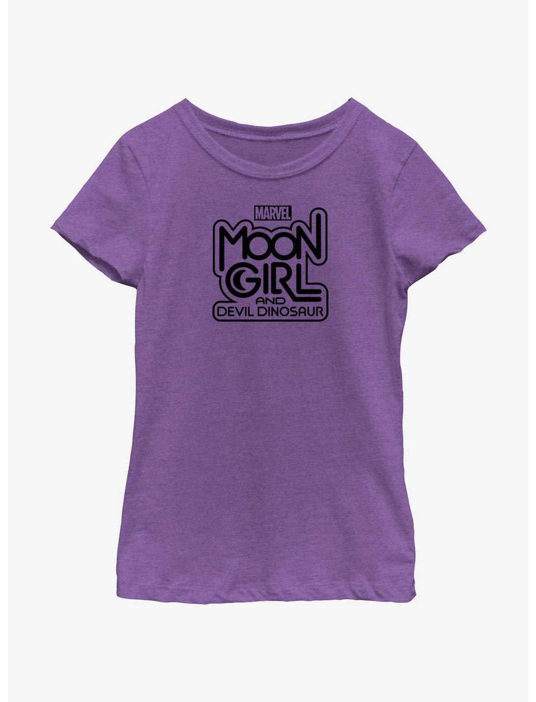 Marvel Moon Girl And Devil Dinosaur Moon Girl Title Youth Girls T-Shirt, PURPLE BERRY, hi-res