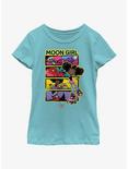 Marvel Moon Girl And Devil Dinosaur Panels Youth Girls T-Shirt, TAHI BLUE, hi-res