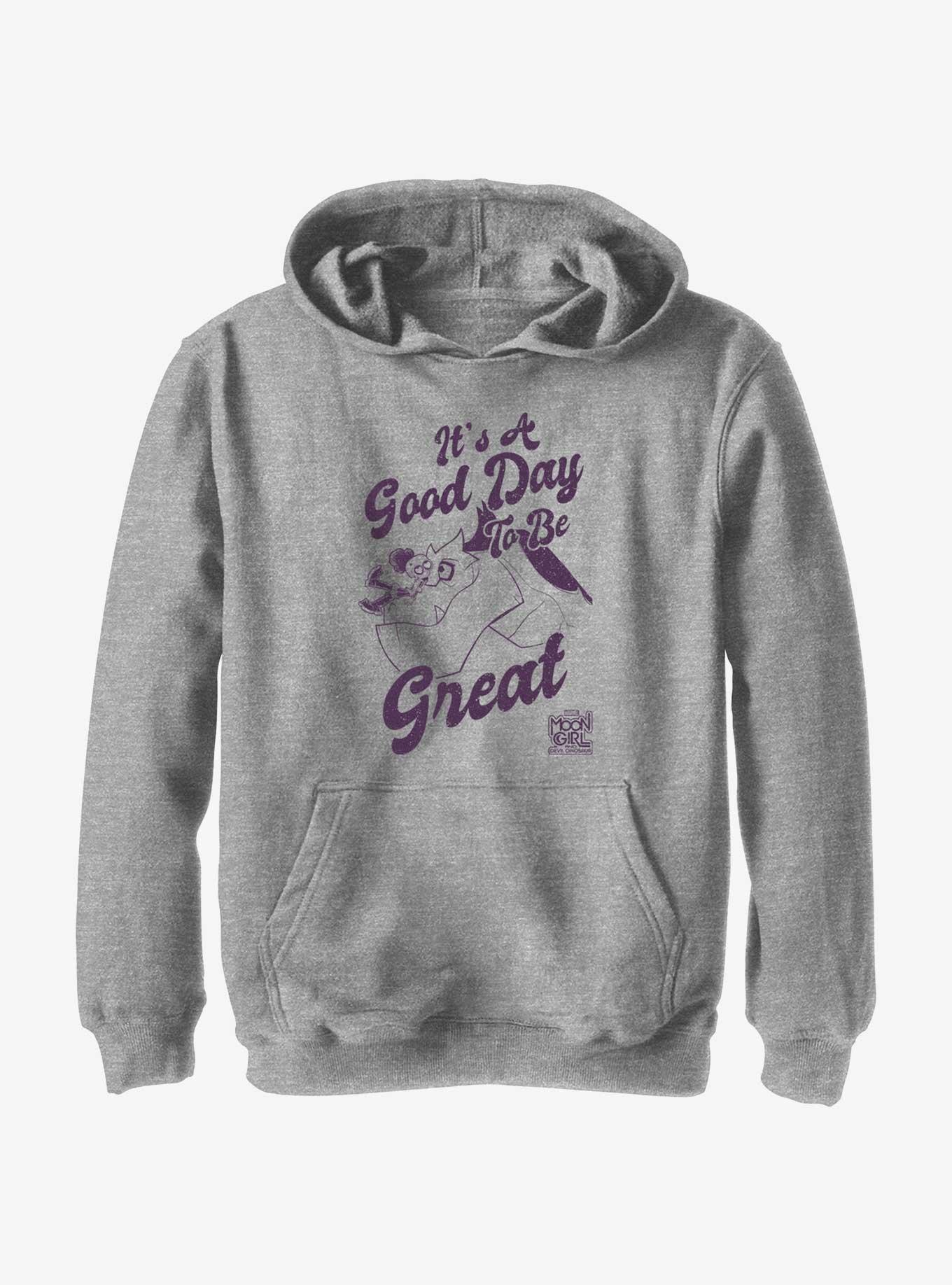 Marvel Moon Girl And Devil Dinosaur Good Day To Be Great Youth Hoodie, , hi-res