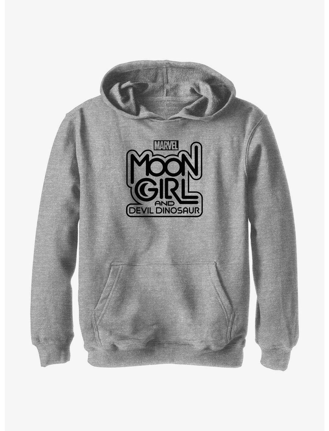 Marvel Moon Girl And Devil Dinosaur Moon Girl Title Youth Hoodie, ATH HTR, hi-res