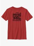 Marvel Moon Girl And Devil Dinosaur Moon Girl Title Youth T-Shirt, RED, hi-res