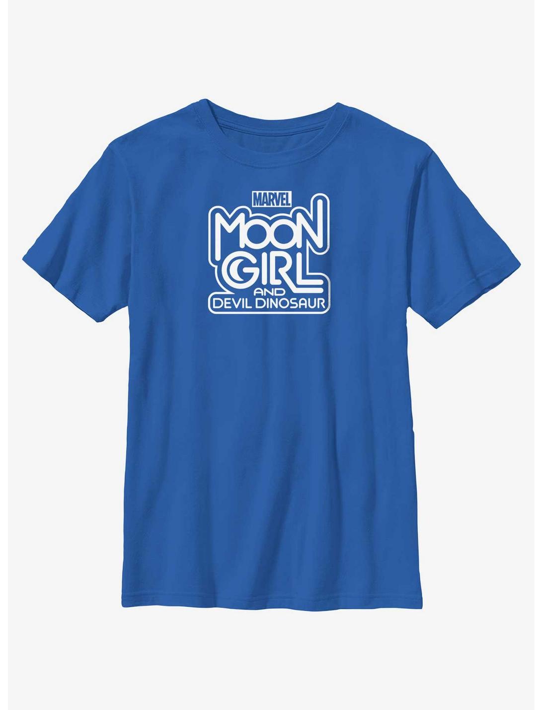 Marvel Moon Girl And Devil Dinosaur Moon Girl Title Youth T-Shirt, ROYAL, hi-res