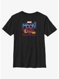 Marvel Moon Girl And Devil Dinosaur Moon Girl Logo Youth T-Shirt, BLACK, hi-res