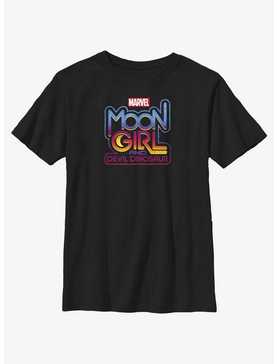 Marvel Moon Girl And Devil Dinosaur Moon Girl Logo Youth T-Shirt, , hi-res