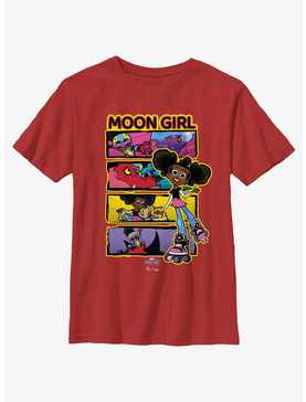 Marvel Moon Girl And Devil Dinosaur Panels Youth T-Shirt, , hi-res