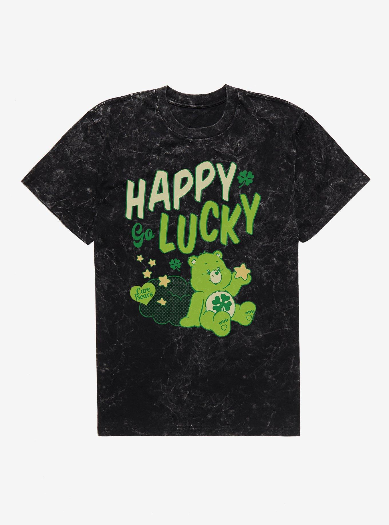 Hot Topic Care Bears Happy Go Lucky Mineral Wash T-Shirt