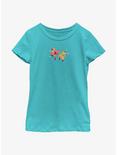 Disney Cinderella Jaq And Gus Dancing Youth Girls T-Shirt, TAHI BLUE, hi-res