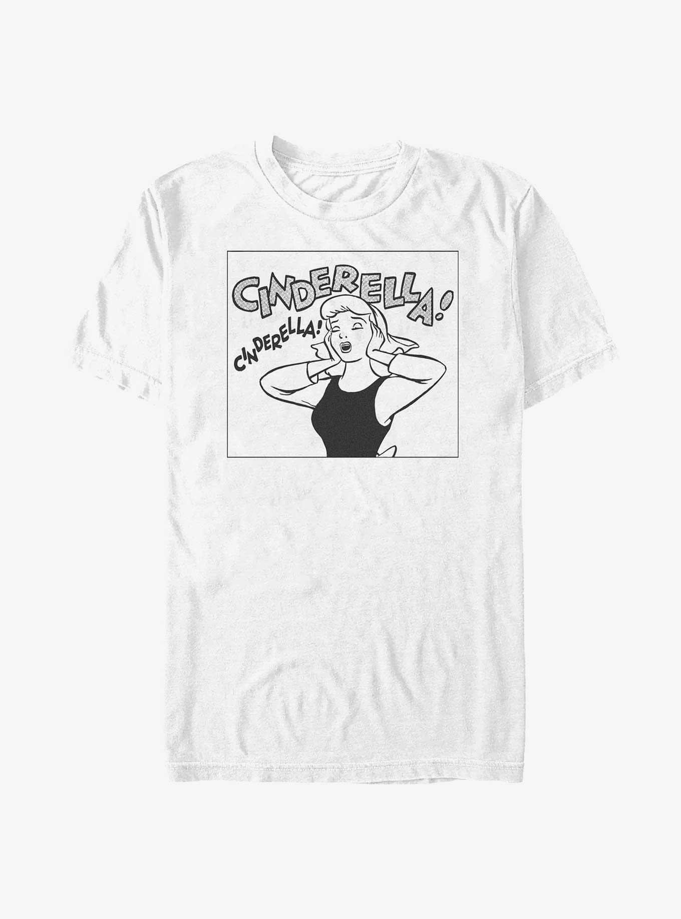 Disney Cinderella Pop Art Style Portrait T-Shirt, WHITE, hi-res