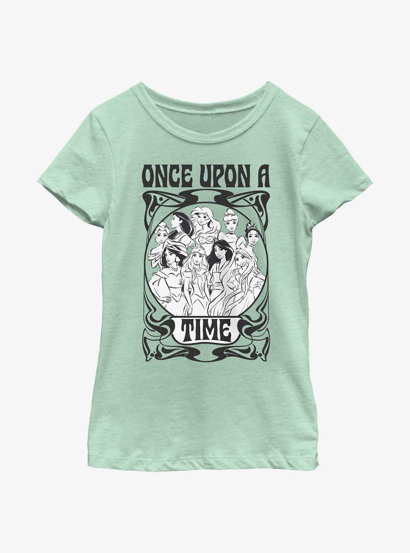 Disney The Little Mermaid Once Upon a Time Retro Youth Girls T-Shirt, , hi-res