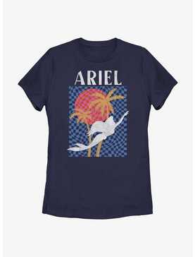 Disney The Little Mermaid Ariel Surf Style Silhouette Womens T-Shirt, , hi-res