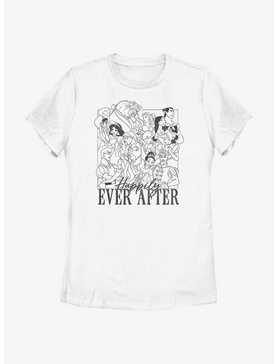 Disney Princesses Happily Ever After Group Womens T-Shirt, , hi-res