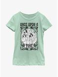 Disney The Little Mermaid Once Upon a Time Retro Youth Girls T-Shirt, MINT, hi-res