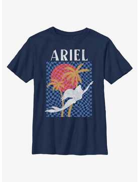 Disney The Little Mermaid Ariel Surf Style Silhouette Youth T-Shirt, , hi-res