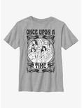 Disney The Little Mermaid Once Upon a Time Retro Youth T-Shirt, ATH HTR, hi-res
