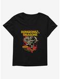 Dungeons & Dragons Book I Men & Magic Womens T-Shirt Plus Size, BLACK, hi-res