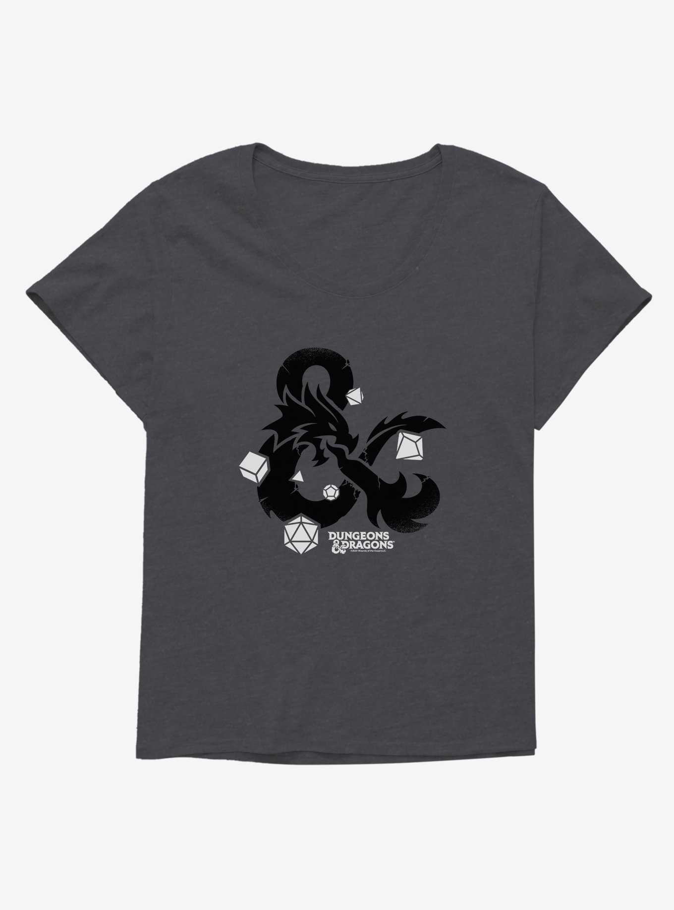 Dungeons & Dragons Dice Set Ampersand Womens T-Shirt Plus Size, , hi-res