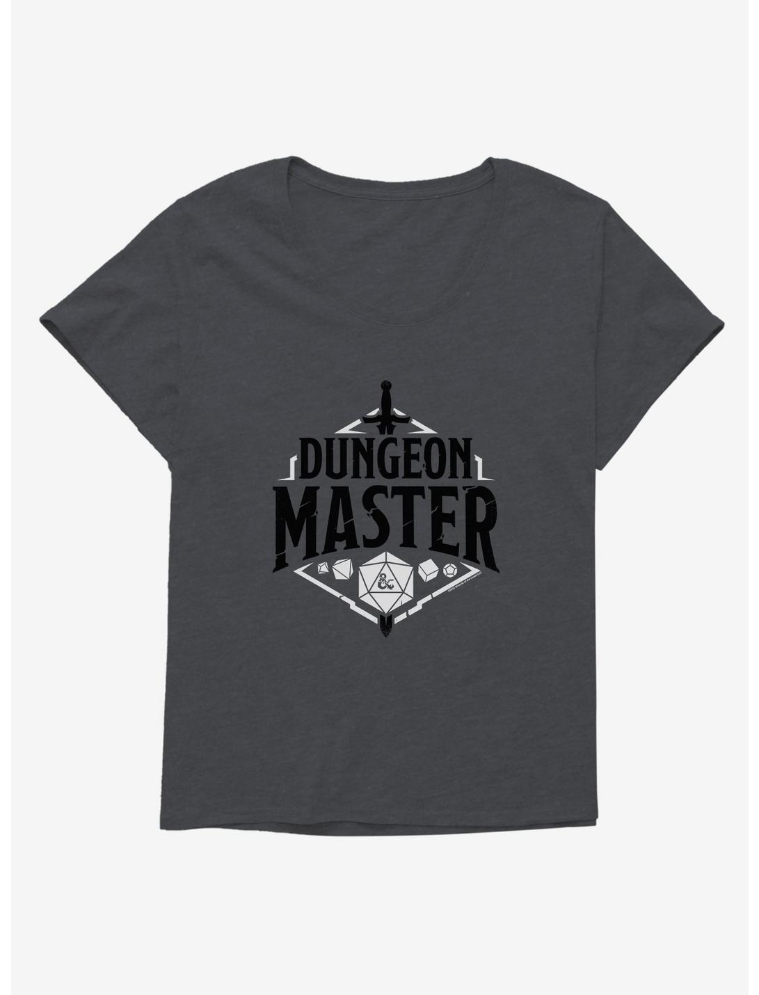 Dungeons & Dragons Dungeon Master Womens T-Shirt Plus Size, CHARCOAL HEATHER, hi-res
