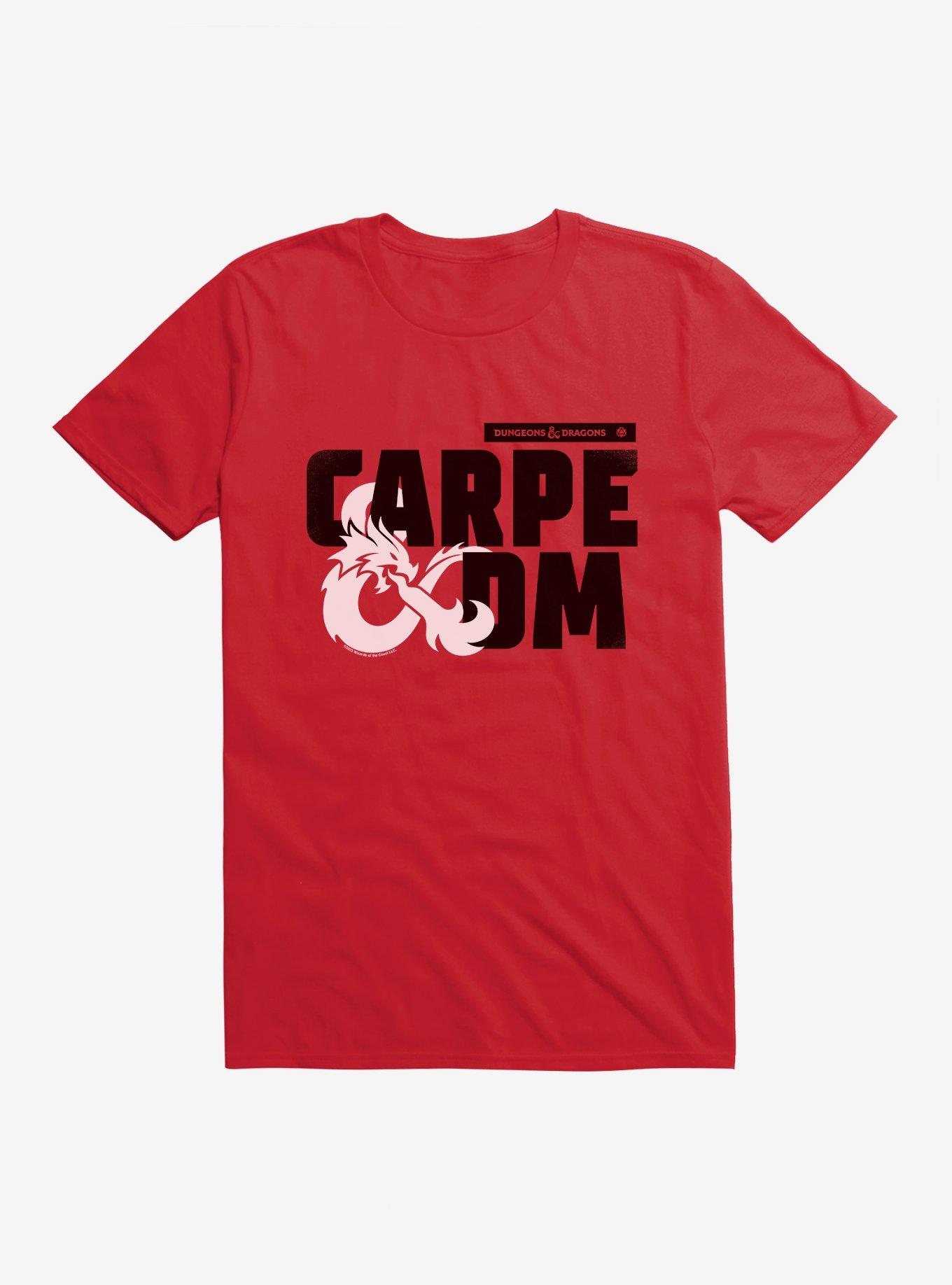 Dungeons & Dragons Carpe DM T-Shirt, RED, hi-res