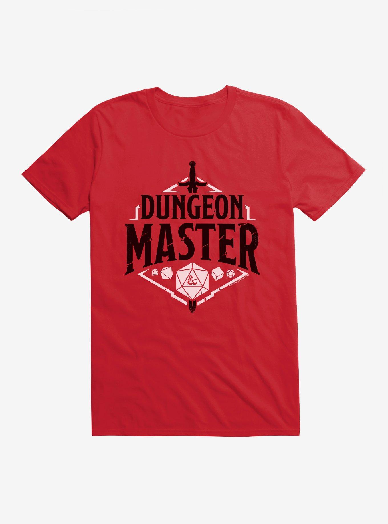 Dungeons Dragons Dungeon Master T-Shirt RED Hot Topic