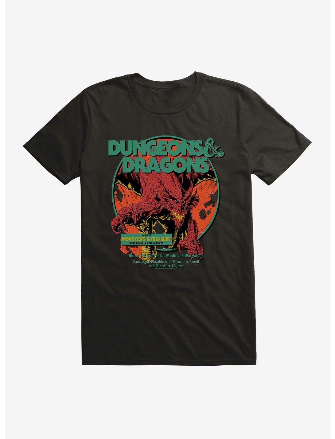 Dungeons & Dragons Book II Monsters & Treasure T-Shirt, BLACK, hi-res